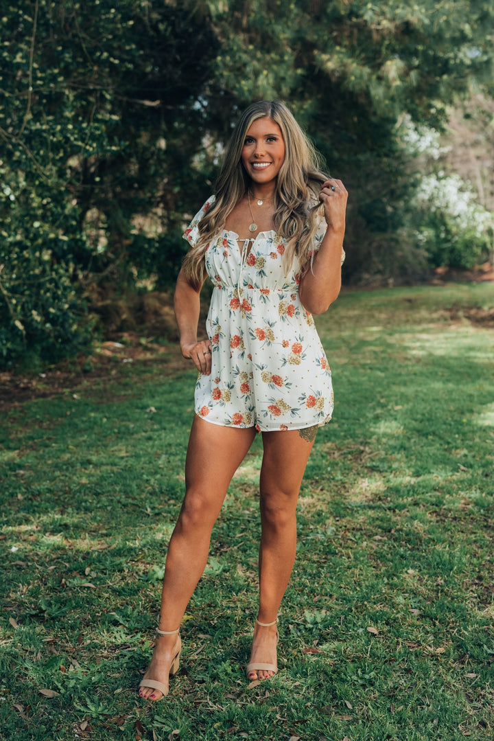 Forever Yours Floral Romper FINAL SALE