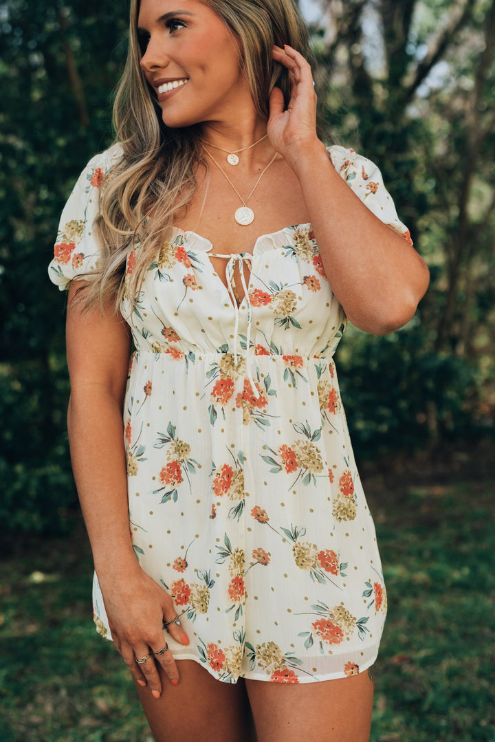 Forever Yours Floral Romper FINAL SALE