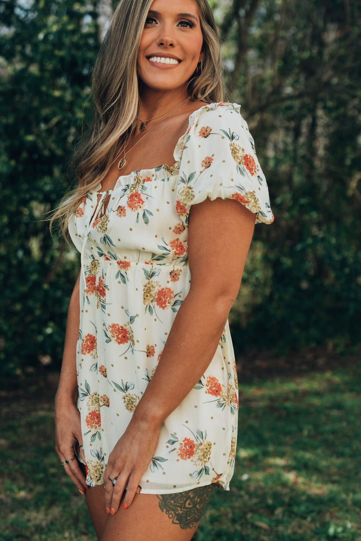 Forever Yours Floral Romper FINAL SALE