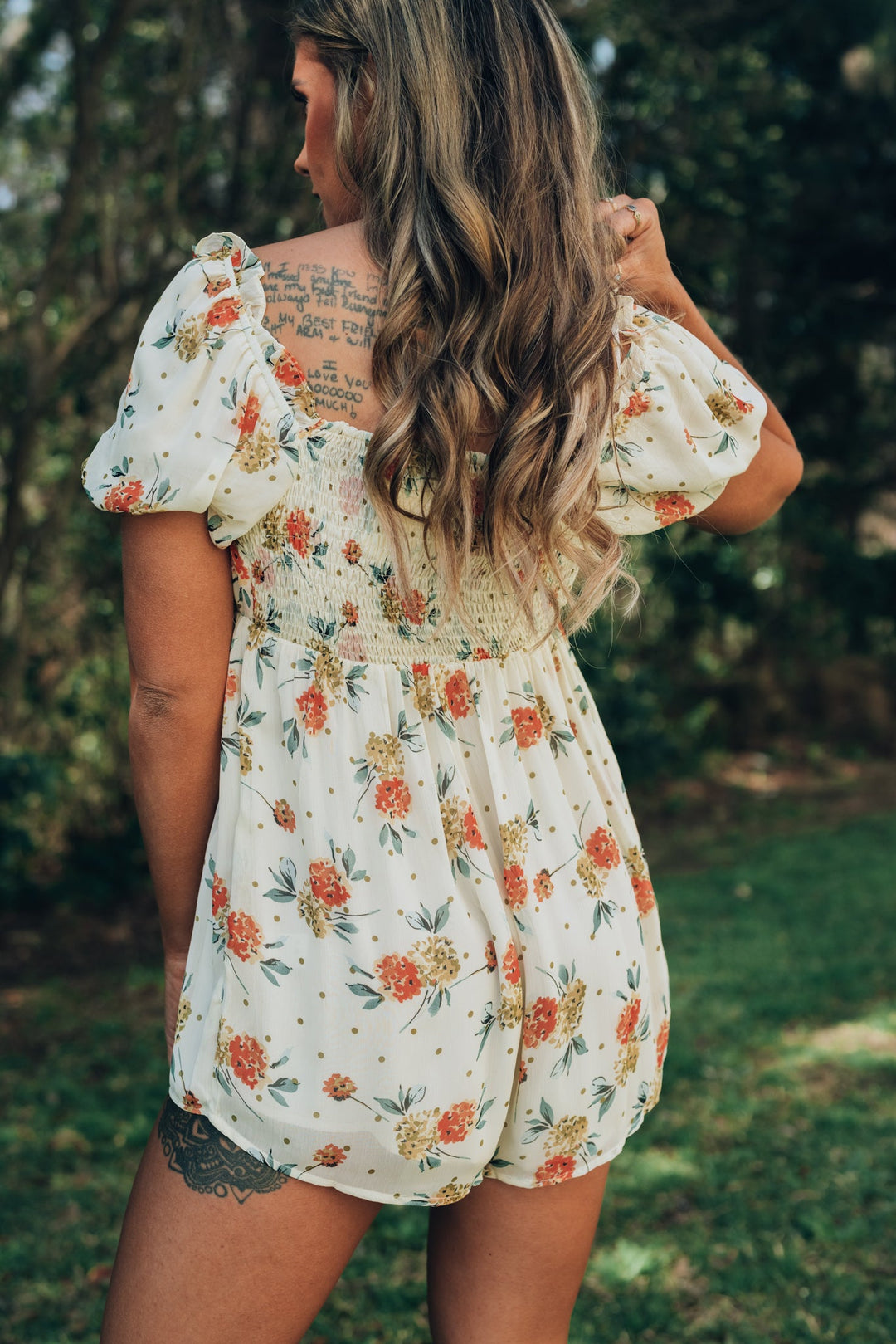 Forever Yours Floral Romper FINAL SALE