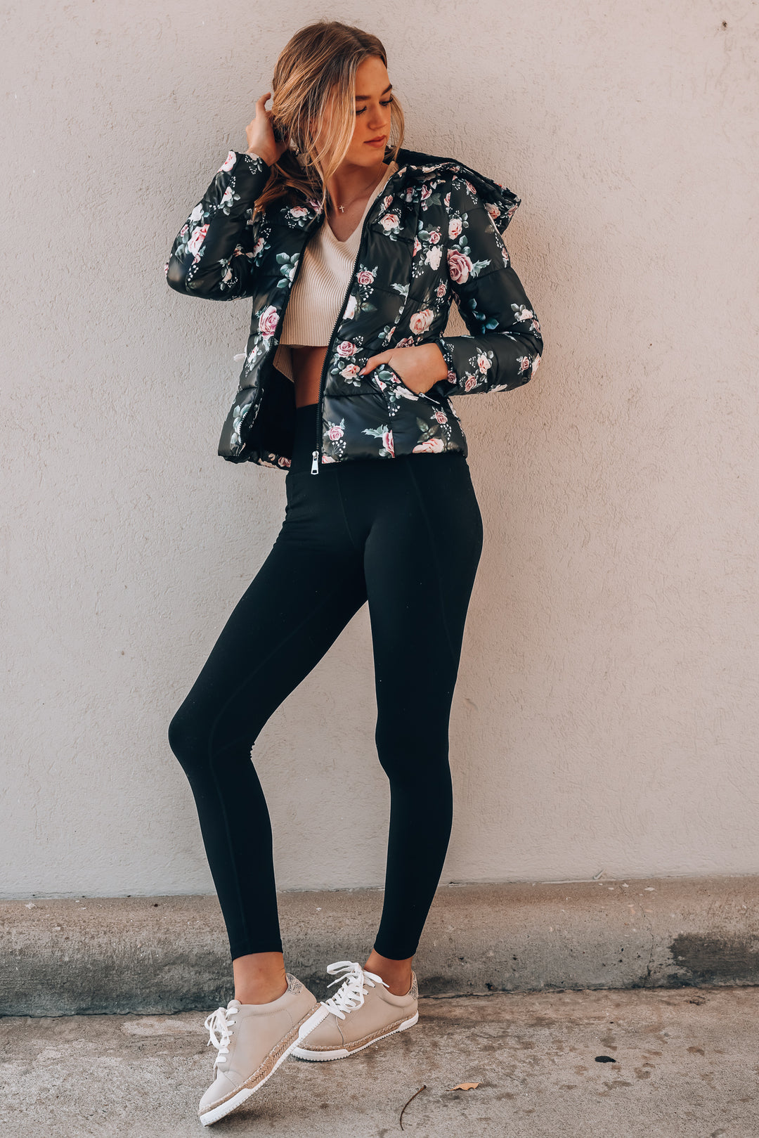 Giselle Floral Quilted Jacket FINAL SALE