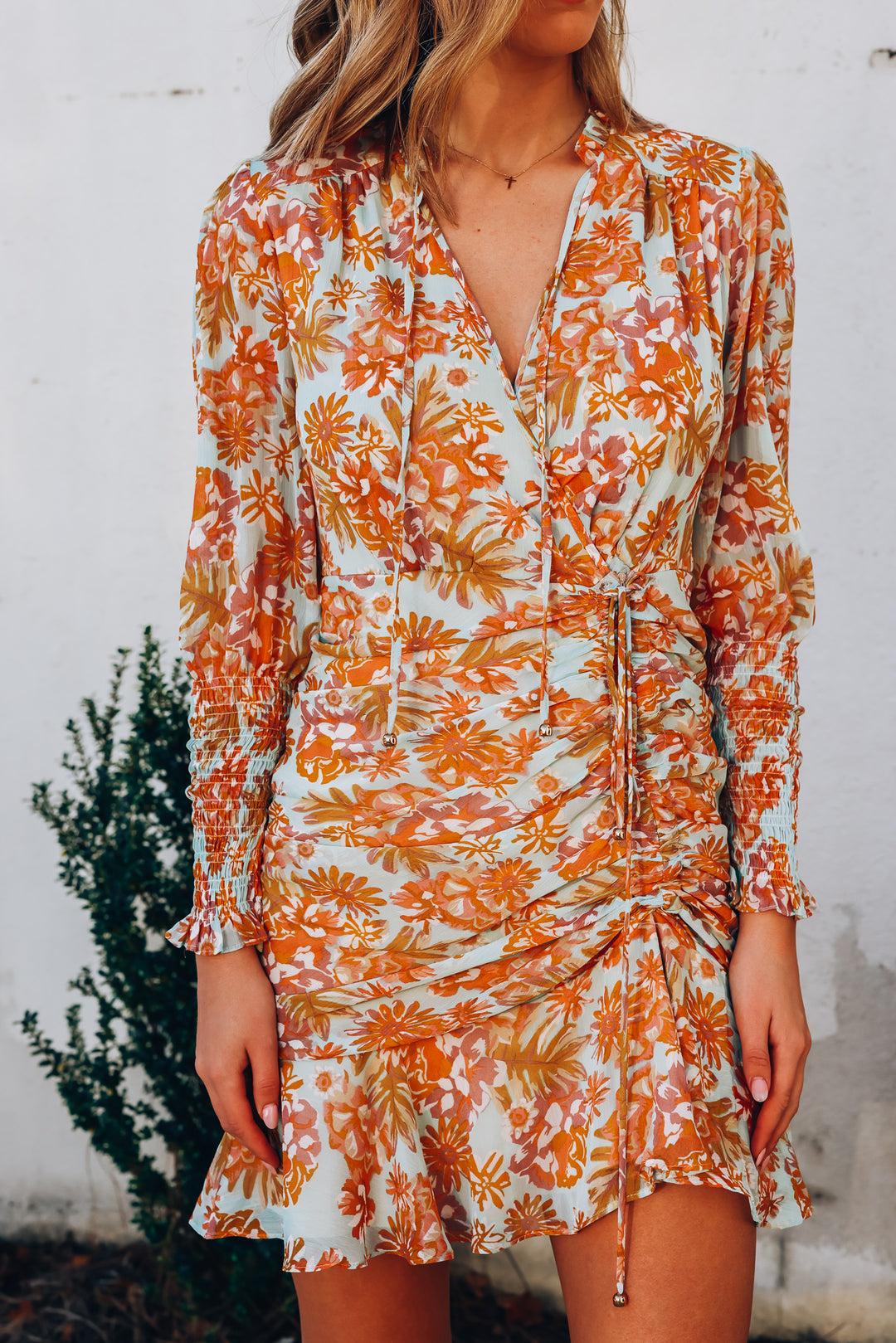 Sunset Skies Floral Mini Dress FINAL SALE