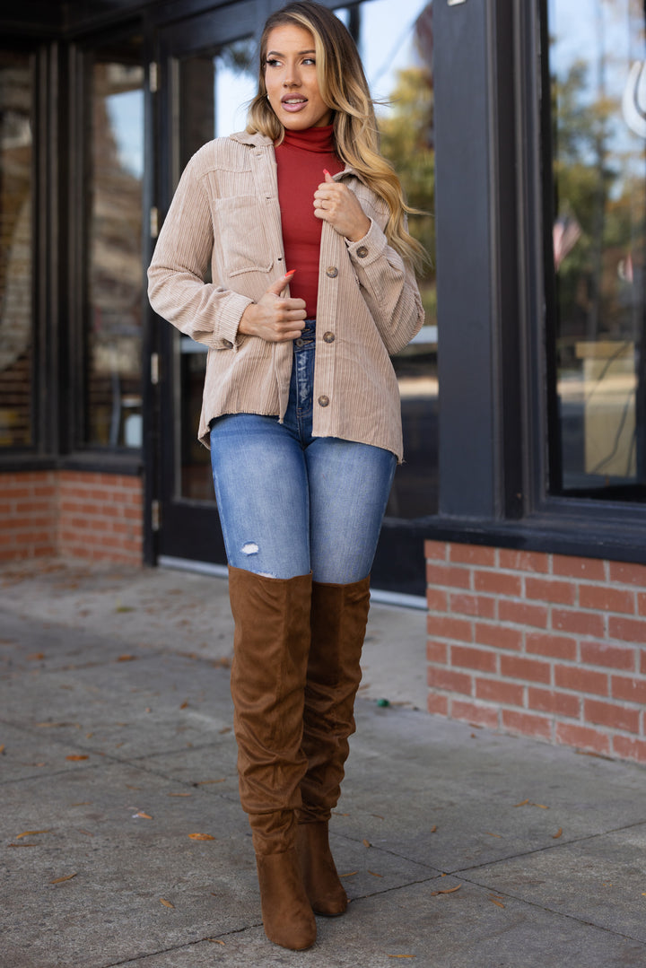 Hudson Slouch Boot(Tobacco) FINAL SALE