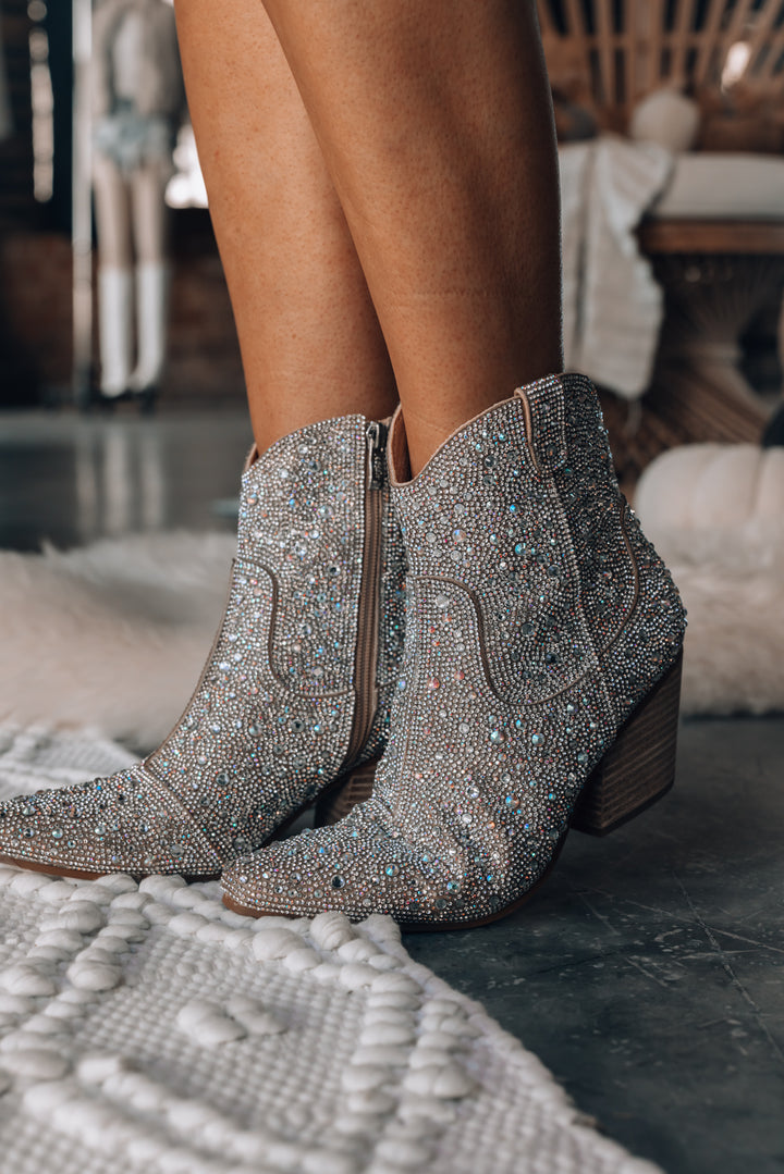 Saddle Up Rhinestone Boots FINAL SALE