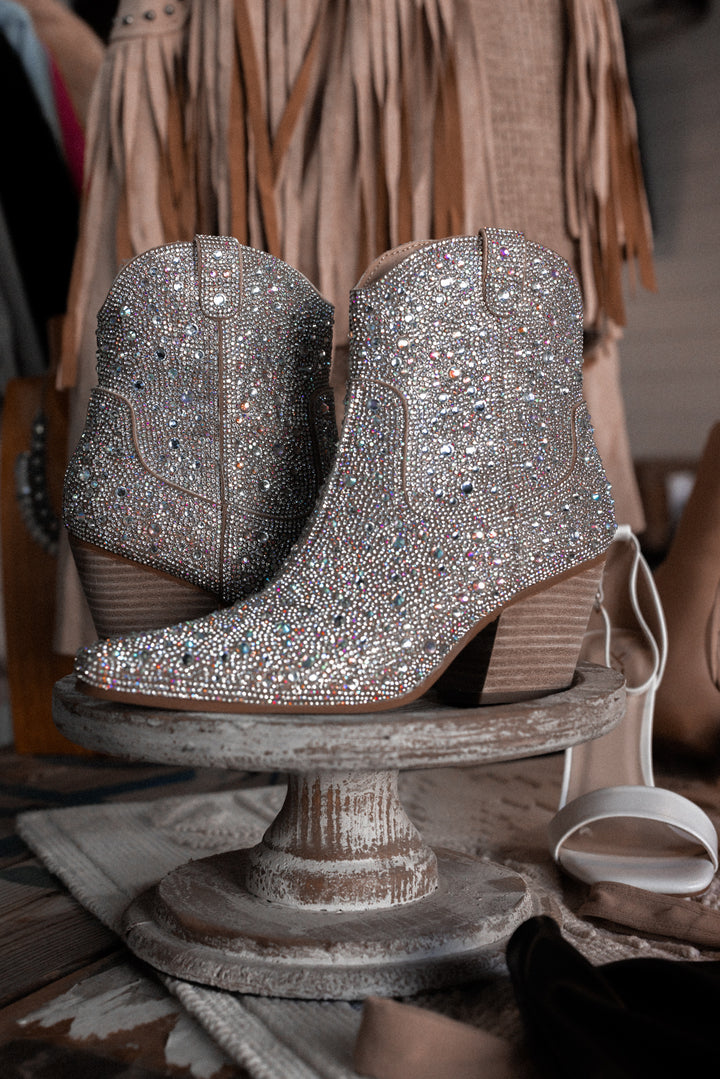 Saddle Up Rhinestone Boots FINAL SALE