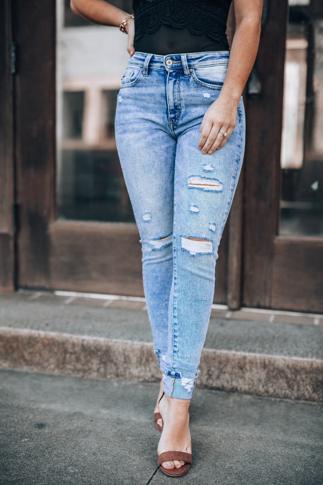 Baylee Cuff High Rise Jeans FINAL SALE