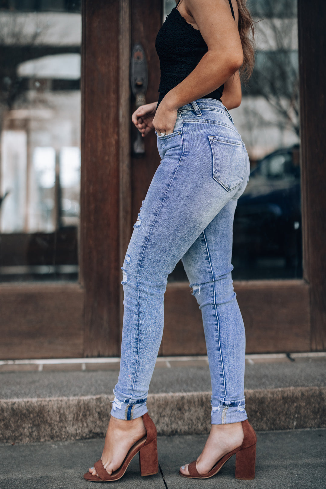 Baylee Cuff High Rise Jeans FINAL SALE