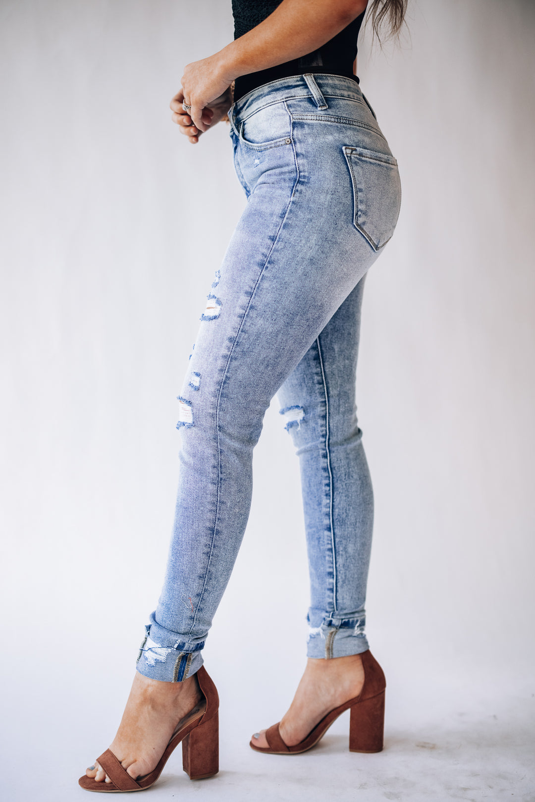 Baylee Cuff High Rise Jeans FINAL SALE