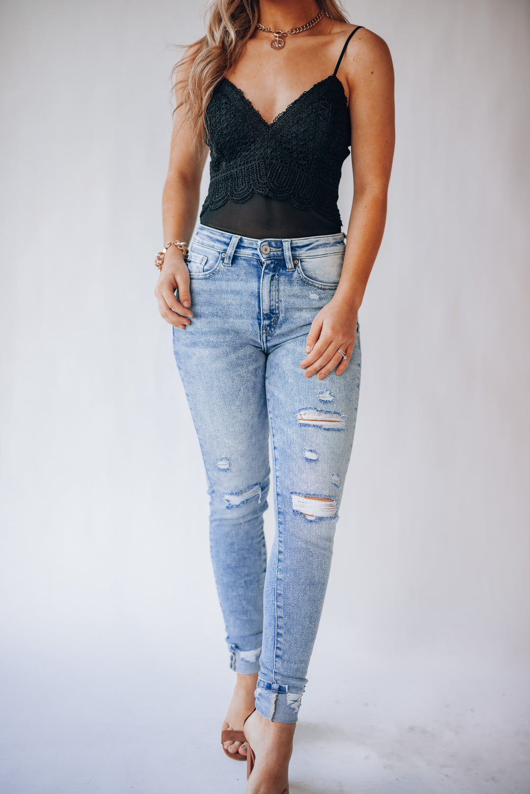 Baylee Cuff High Rise Jeans FINAL SALE