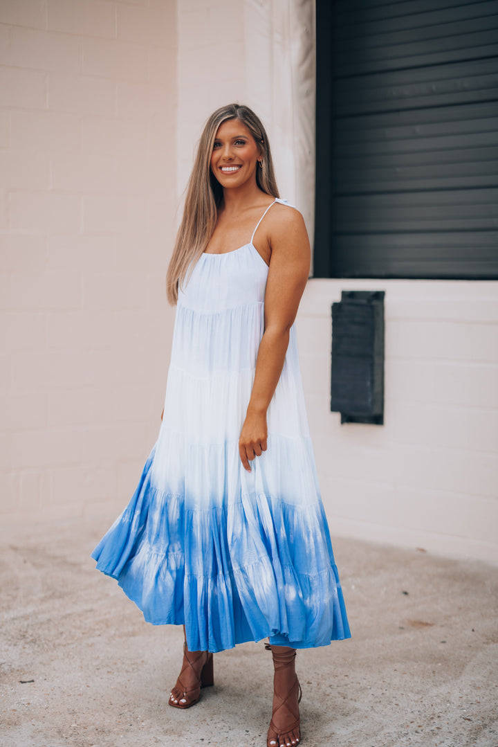 Indy Tie Dye Midi Dress FINAL SALE