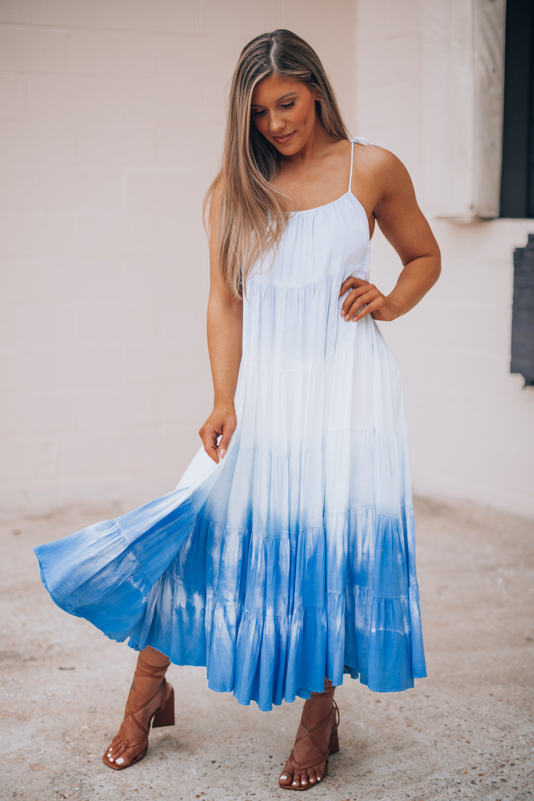 Indy Tie Dye Midi Dress FINAL SALE