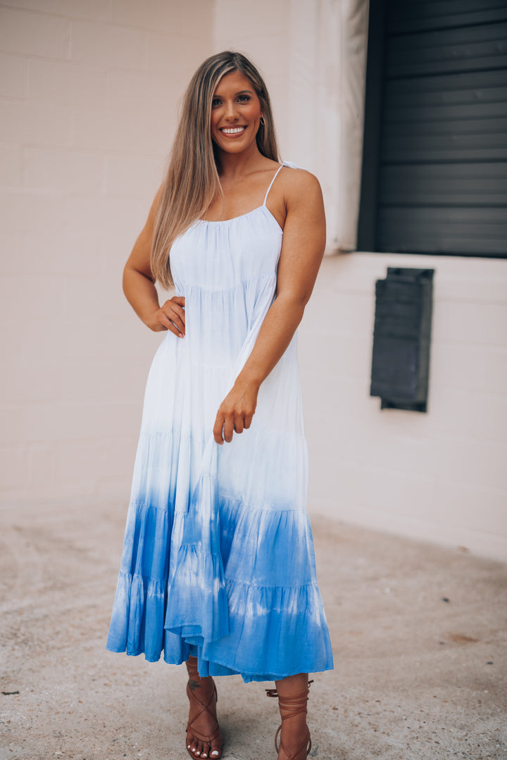 Indy Tie Dye Midi Dress FINAL SALE