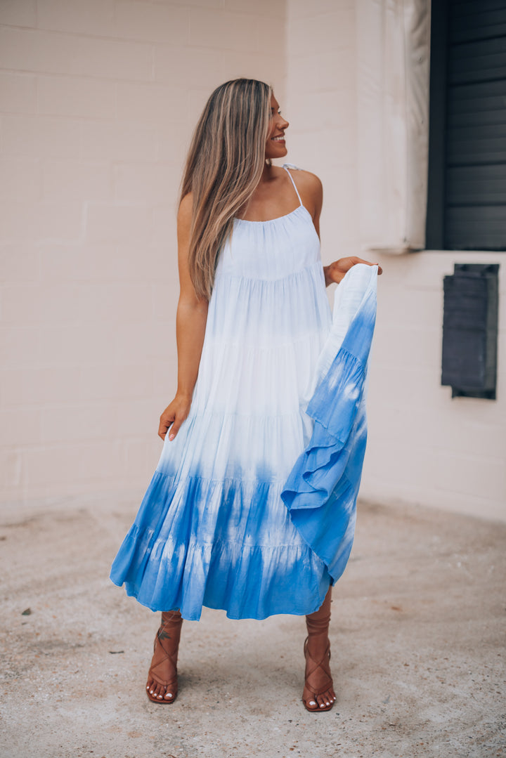 Indy Tie Dye Midi Dress FINAL SALE