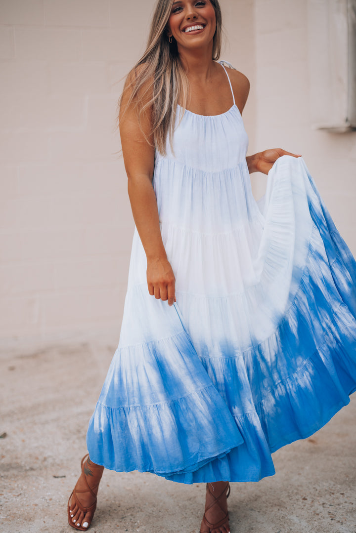 Indy Tie Dye Midi Dress FINAL SALE