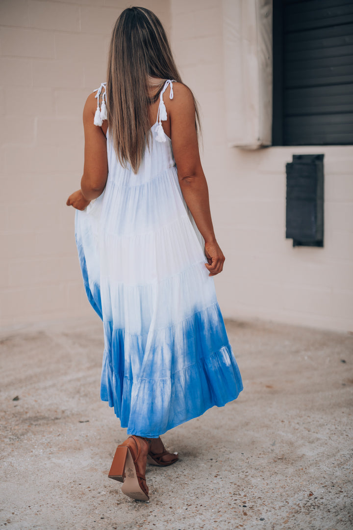 Indy Tie Dye Midi Dress FINAL SALE